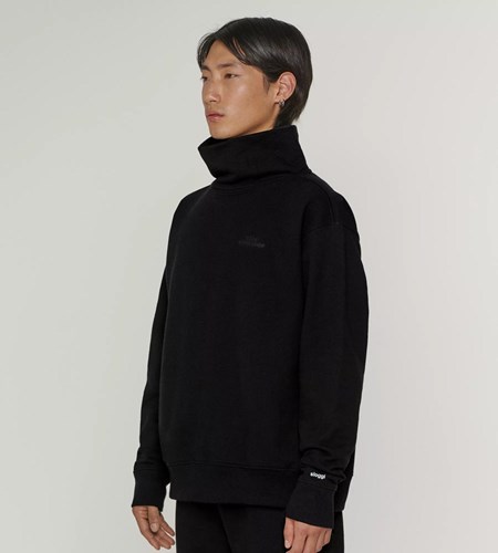 Sloggi 032c X Unisex πουλοβερ μαυρα | 023-TNZQHD