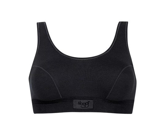 Sloggi Double Ανεση Sports Top μαυρα | 021-CTMZXE