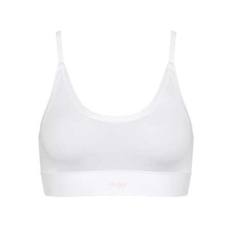Sloggi Go Allround δαντελα Bralette ασπρα | 071-BGLVWK