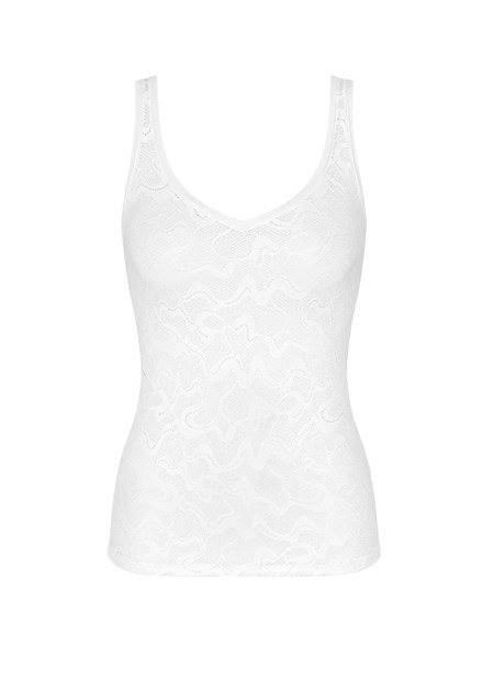 Sloggi Go Allround δαντελα Top With Spaghetti Straps ασπρα | 419-CAQZEX