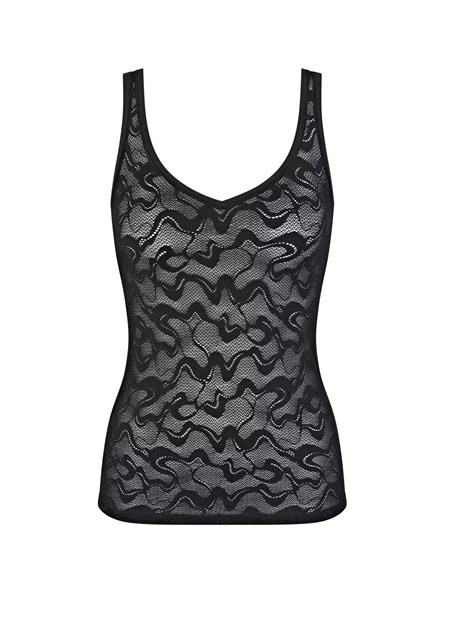 Sloggi Go Allround δαντελα Top With Spaghetti Straps μαυρα | 460-UJZHAC