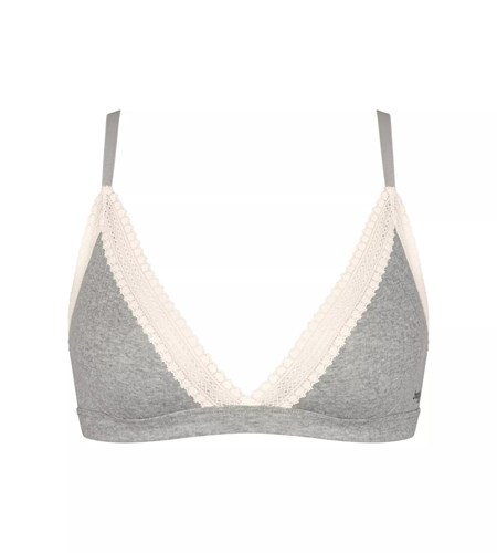 Sloggi Go Πλευρωτός Bralette γκρι | 759-JBTPWH