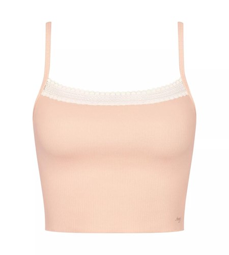Sloggi Go Πλευρωτός Top With Spaghetti Straps πορτοκαλι | 174-NCZBSJ
