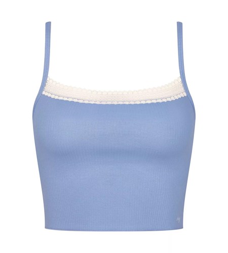 Sloggi Go Πλευρωτός Top With Spaghetti Straps Riviera | 586-ECXQUB
