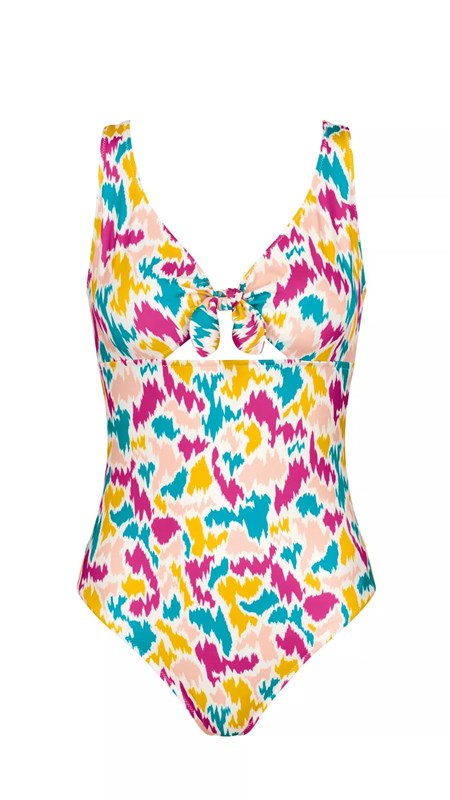 Sloggi Shore Fancy Guppy Swimsuit With Με Επένδυση Cups Multicolour | 571-RHNJVC
