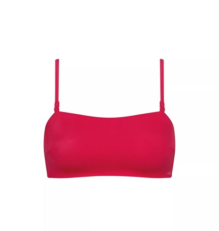 Sloggi Shore Flower Horn Μπικίνι Bandeau Pink-Dark Combination | 205-OPTYXL