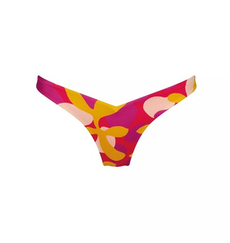 Sloggi Shore Flower Horn Μπικίνι Brazilian Brief Pink-Dark Combination | 568-HSJGWE