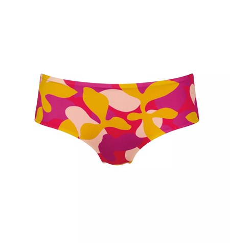 Sloggi Shore Flower Horn Μπικίνι Midi Brief Pink-Dark Combination | 076-OWQTZX