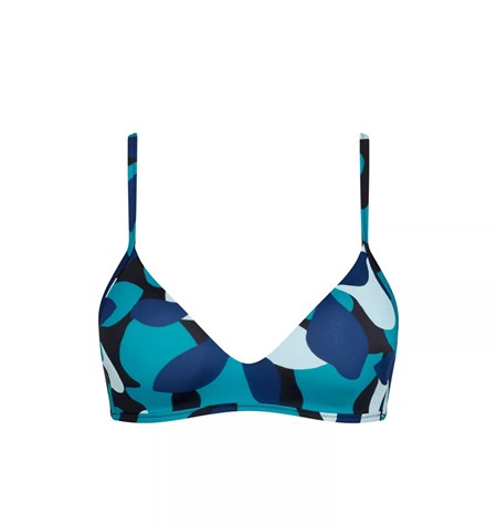 Sloggi Shore Flower Horn Μπικίνι Top Με Επένδυση μπλε σκούρο | 614-XRYOIV