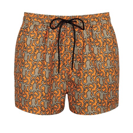 Sloggi Shore Spiny Puffer Swimshorts κίτρινα σκούρο | 197-BCHNUQ